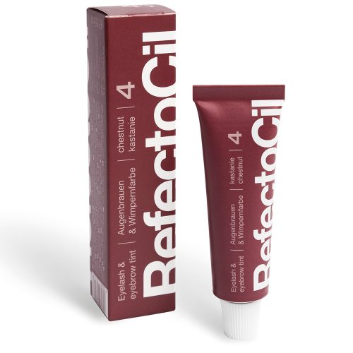 RefectoCil 4 Castaniu - Vopsea pentru gene și sprâncene 15ml
