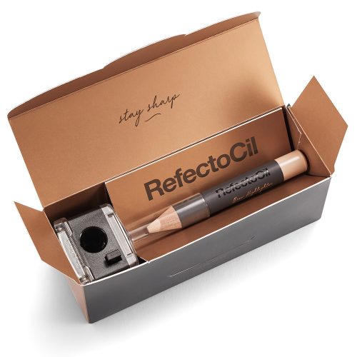 Set de evidențiere a sprâncenelor RefectoCil - pentru un look luminos și elegant.
