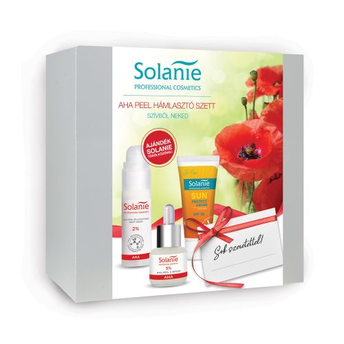 Set de exfoliere AHA Solanie - Din inimă pentru tine