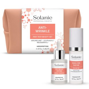   Set de frumusețe High-Tech cu 3 Peptide Solanie pentru netezirea ridurilor