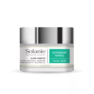   Solanie Masca din plante cu efect astringent pentru față - 50ml