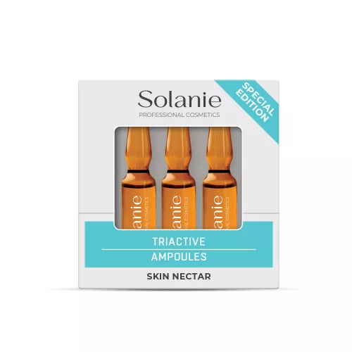 Solanie Ampule TriAktiv 3x2ml - Tratament intens pentru strălucire și hidratare