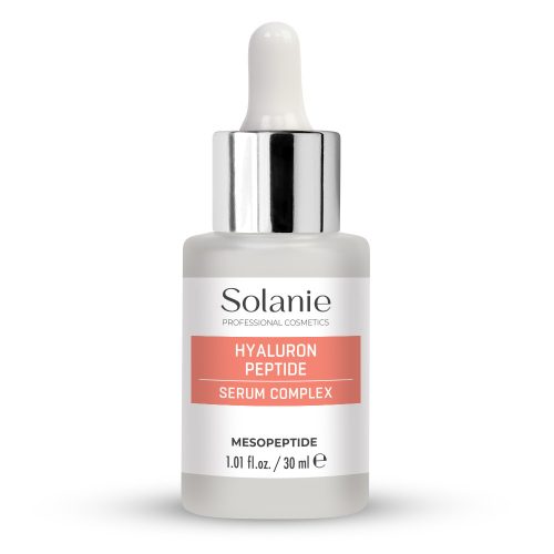 Serum complex cu peptide de hialuron Solanie, 30ml - hidratare intensă și regenare.