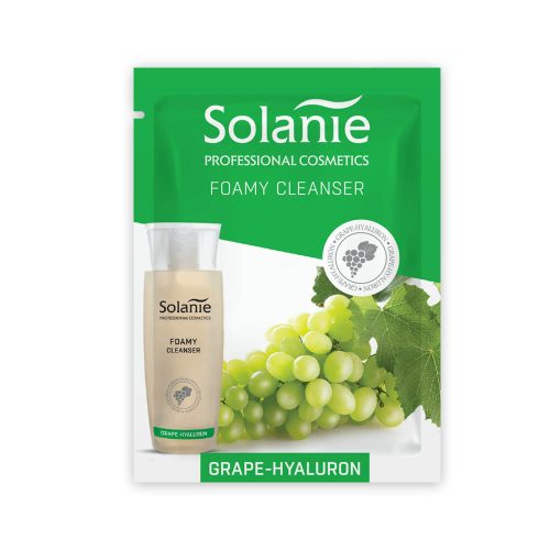 Solanie Gel spumant cu acid hialuronic și extract de struguri 3 ml