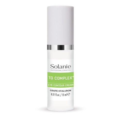 Solanie Crème Contour Ocular cu Hialuron TO Complex 15 ml - Întinerire și hidratare intensivă.
