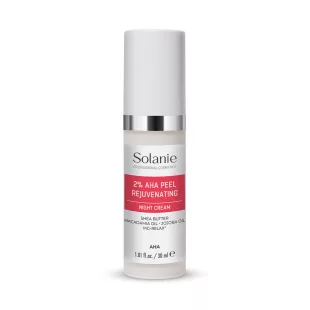   Crema de noapte pentru întinerirea pielii Solanie AHA, 30 ml
