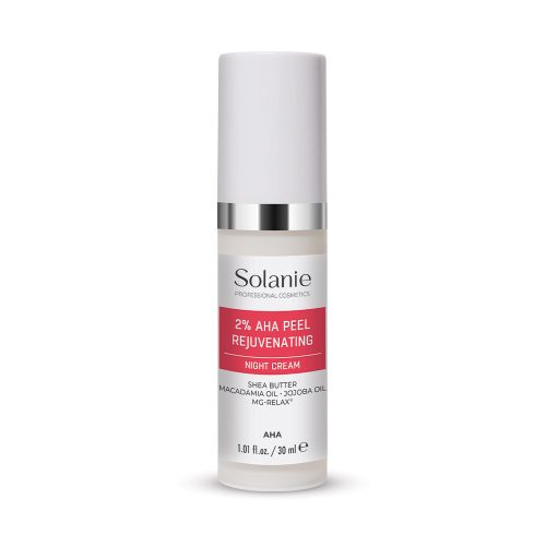 Crema de noapte pentru întinerirea pielii Solanie AHA, 30 ml