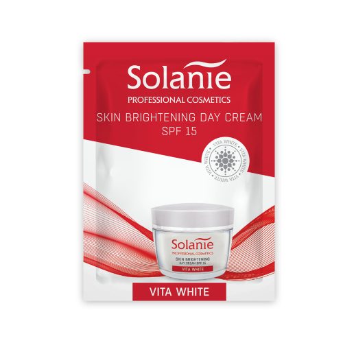 Crema de zi depigmentantă Solanie Minta VitaWhite SPF15, 3ml