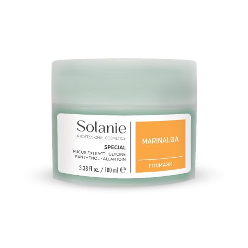 Masca fită cu alge marine Solanie 100ml pentru îngrijirea pielii.