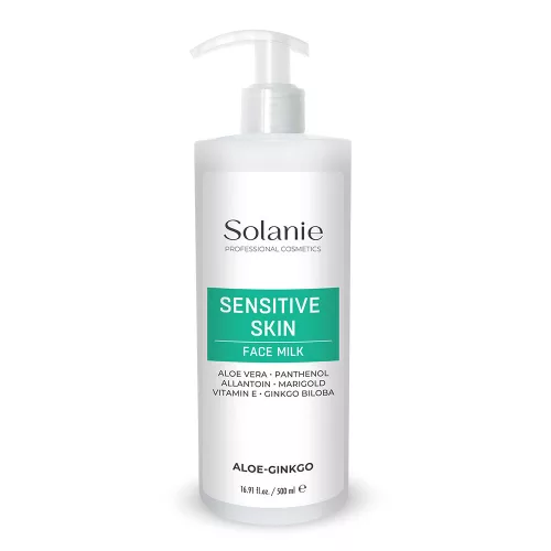 Lapte demachiant pentru ten sensibil - 500 ml - Solanie