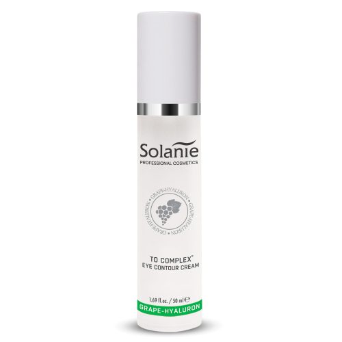 Crema pentru ochi Solanie cu complex TO de hialuron și struguri, 50 ml
