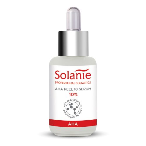 Solanie AHA Peel 10 Serum - exfolierează delicat pentru o piele radiantă, 30ml