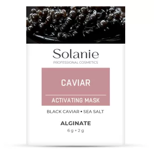   Masca activatoare cu caviar de alginat Solanie - Răsfăț pentru tenul tău!