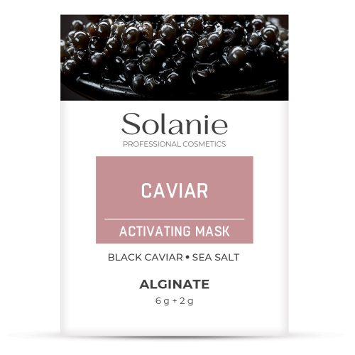 Masca activatoare cu caviar de alginat Solanie - Răsfăț pentru tenul tău!