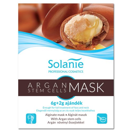 Masca cu alginat și stemuri vegetale Argán Solanie pentru revitalizare