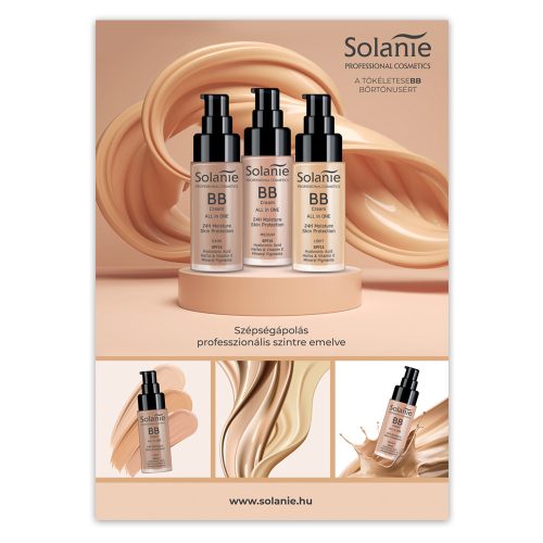 Plakat Solanie BB crem - Strălucire naturală pentru un ten impecabil!