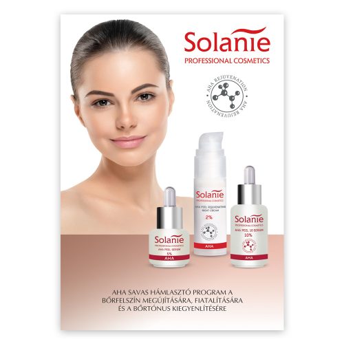 Plakát Solanie AHA - Efect exfoliant pentru o piele radiantă și catifelată.