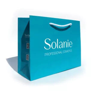   Sac de hârtie Solanie - elegant și eco-friendly pentru cumpărături responsabile.