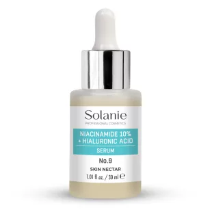   Solanie Skin Nectar No.9 Ser cu Niacinamidă 10% + Acid Hialuronic - 30ml
