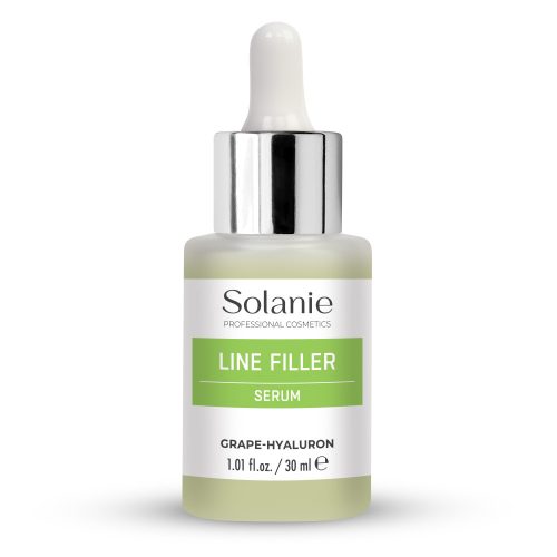 Serum antirid cu hialuron și struguri Solanie - 30ml, pentru o pielă revitalizată.