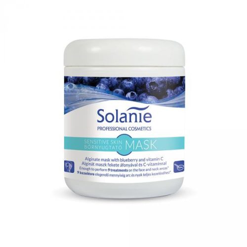 Masca calmantă pentru piele Solanie - cutie, hidratare și relaxare pentru ten.