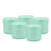 Set de 5 borcane verzi de 10 ml fiecare.