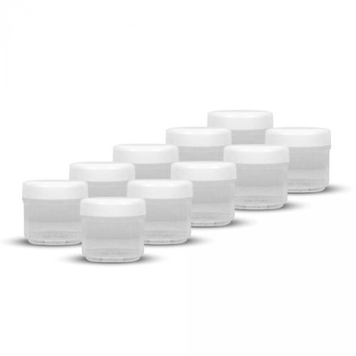 Borcan cu capac 10 ml, transparent, 10 buc/pachet.