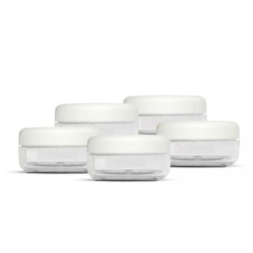 Tegelye transparente din plastic 100 ml, 5 buc/pachet - ideal pentru depozitare!