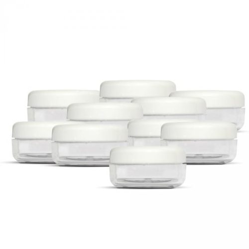 Tegley din plastic 30 ml, transparent, 10 buc/pachet - perfect pentru organize.