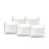 Borcan plastic transparent 50 ml - 5 buc/cutie