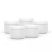 Pachet de 5 tuburi din plastic alb de 50 ml fiecare