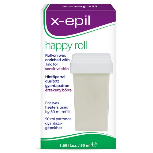 X-Epil Happy Roll Cartuș de ceară 50 ml - Hypoalergenic