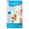X-Epil Evolution set de epilare cu ceară pentru o pielă fină și catifelată.