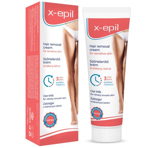 X-Epil Cremă depilatoare cu lapte de ovăz 100g