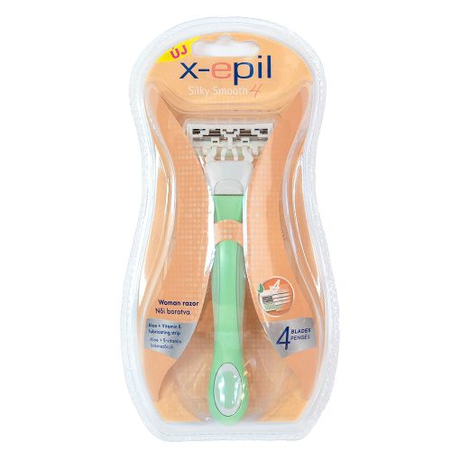 X-Epil Silky Smooth 4 capete de schimb pentru ras, 4 lame, 1 buc.