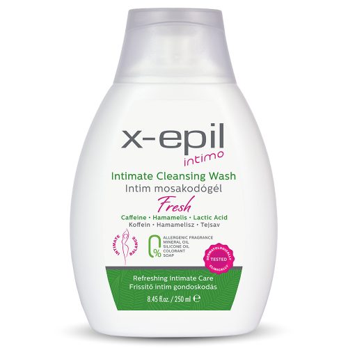 X-Epil Intimo Gel de curățare intimă Fresh 250ml - Răsfăț pentru igiena ta!