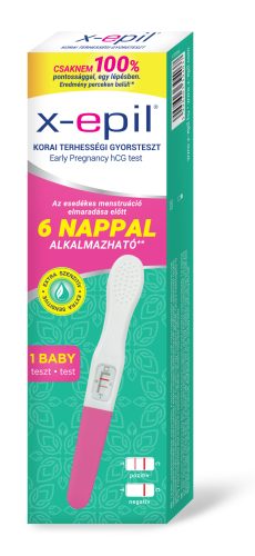 X-Epil Test de sarcină precoce, rapid, 1 bucată