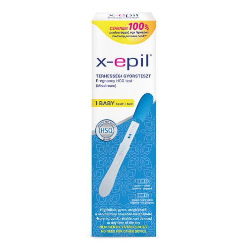 X-Epil Test de sarcină rapid 1 buc - pentru rezultate excepționale