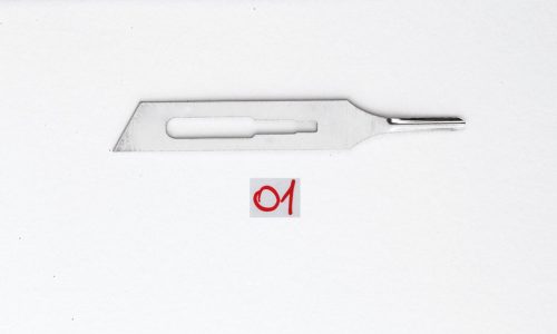 ProSafe lamă metalică sterilizată pentru pedichiură #1, 20 bucăți