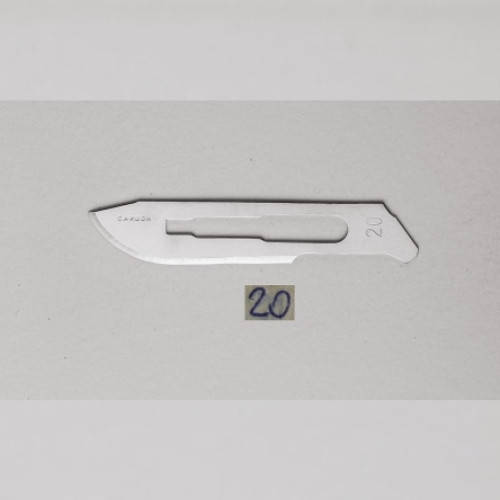 ProSafe lame de pedichiură din oțel steril #20, 100 bucăți