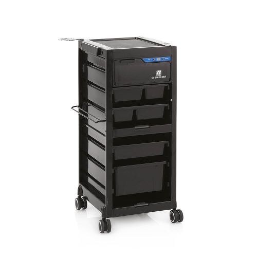 New York UV Pro Black: cărucior pentru unelte cu dezinfectant UV integrat.