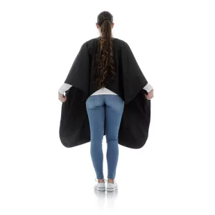 Neoneck Pelerina neagra cu guler din neopren pentru salon