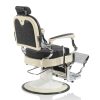 Scaun barber Hair Mustang negru - Eleganță și confort pentru stilizarea perfectă.