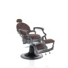 Scaun de barbierit Hair Custom Roadster, culoare maro, stil modern și confortabil.