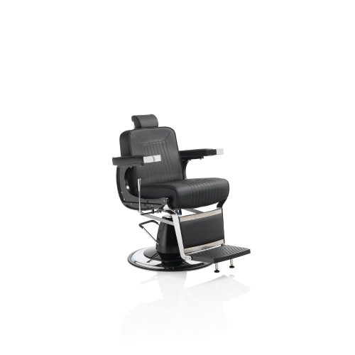 Scaun barber Corsaro negru - stil și confort în îngrijirea părului.