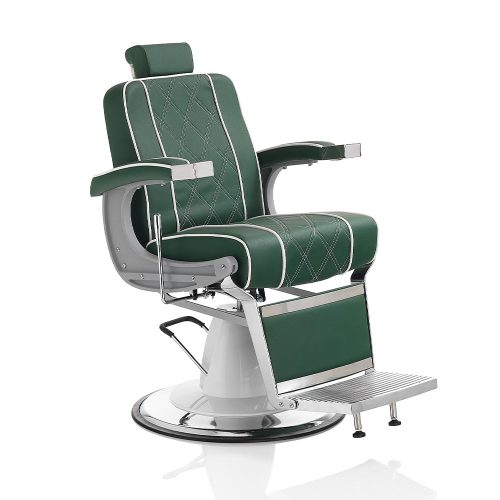 Scaun Barber Hair Granada verde - confort și stil pentru coafuri de excepție.