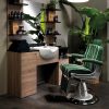 Scaun Barber Hair Granada verde - confort și stil pentru coafuri de excepție.