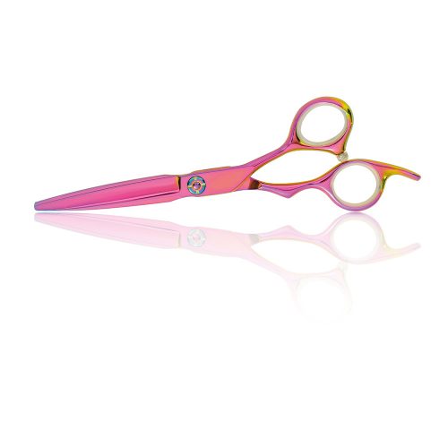 Lameo Master M3 Foarfecă de coafură Offset 6" violetă - Stil elegant și precizie.