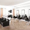 Scaun de frizerie Hair King - bază patrată, confort și stil pentru salonul tău.