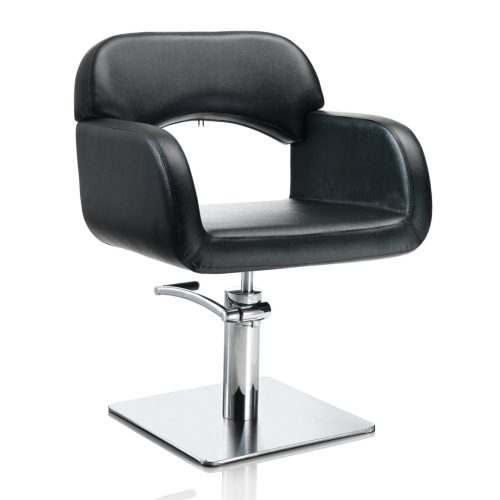 Scaun de coafură Hair Sage - cu bază pătrată, confort și stil pentru salonul tău.